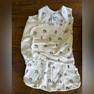 Halo White Sleep Sack with Elephant Design